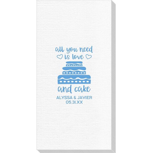 All You Need Is Love and Cake Deville Guest Towels
